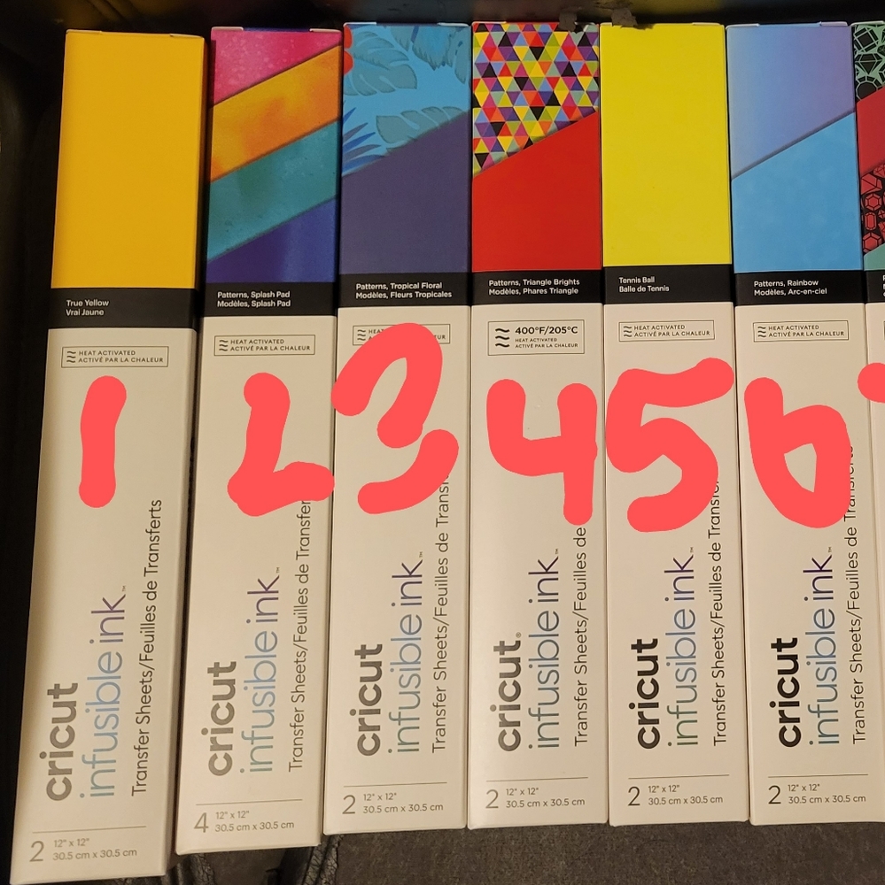 Cricut Infusable ink sheets Bundle